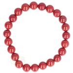 Rode Jaspis armband 8 mm