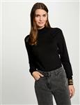 Jumper high collar 242-Mpretty Black