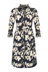 Travel Jurk flowers print Devi 2092 Deep Depht