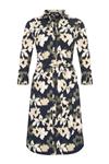 Travel Jurk flowers print Devi 2092 Deep Depht
