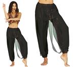 Zwarte Broek Dames Buikdanseres