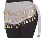 Witte Rok Buikdanseres 1,35m