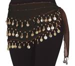Zwarte Rok Buikdanseres 1,35m