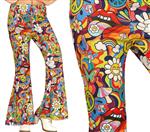 Hippie 60S Broek Gekleurd Dames