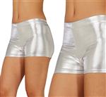 Zilveren Korte Broek Metallic