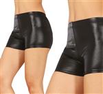 Zwarte Korte Broek Metallic
