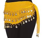 Gele Rok Buikdanseres 1,35m