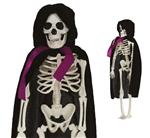 Halloween Skelet Blauw Wit Bruidegom 43cm