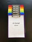 Clipboard / Klembord Regenboog (per stuk)