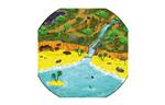 Speelmat ontdektafel - Tuff Tray - schateiland