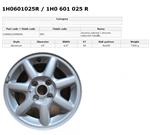 Aluminium velgen 4x100 14” - 4 st | VW naafdoppen