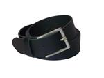 Extra lange zwarte 100% Leren kwaliteits riem 3cm breed
