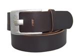 100% Leren kwaliteits riem 5 cm breed Donkerbruin
