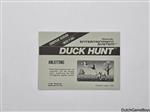 Nintendo NES - European Version - Duck Hunt - FRG - Manual