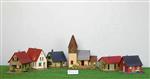 5 Huisjes, 1 kerk HO/H0 [NX18]