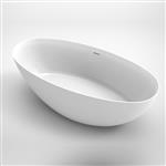 Vrijstaand Ligbad Arcqua Ica 170x80 Glans Wit