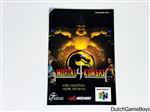 Nintendo 64 / N64 - Mortal Kombat 4 - EEU - Manual