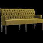 Eetkamerbank met leuning 155cm