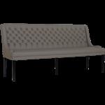 Luxe eetkamerbank met capitons 155cm