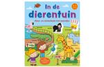 Kleur- en stickerboek met woordjes - in de dierentuin - ZNU