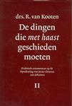 DINGEN DIE MET HAAST ... OPENBARINGEN 2