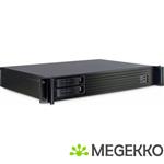 Inter-Tech 1.5U-1528L Rack Zwart computerbehuizing