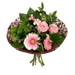 Actie Boekethouder Twist Papier 20 cm - Bruin (Excl. Decoraties) Boekethouder excl decoraties