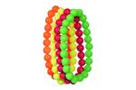 Neon 80S Armband Dames Kralen 4st
