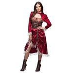 Steampunk Jurk Rood Dames