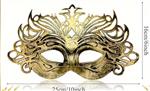 Venetiaans Masker Goud - Vleugelmotief Voor Carnaval en Decoratie Perfect voor carnaval en carnavals