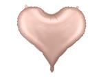 Hart Helium Ballon Rose Goud Leeg 75cm