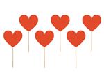 Hartjes Cupcake Toppers 11cm 6st