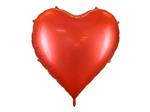 XXL foil balloon Heart, 136x129 cm, red
