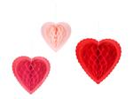 Hartjes Honeycombs Rood Roze 30cm 3st