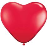 Rood Hartjes Ballonnen 30cm 100st