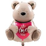 Beer Helium Ballon I Love You Leeg 56cm