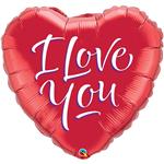 I Love You - Hart Ballon 46cm