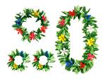 Bloemen Hawaii Krans Set 4st