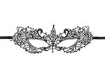 Zwarte Oogmasker Lace