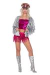 Festival Jas Zilver Dames Tinsel