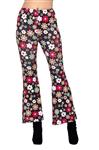 Hippie 60S Broek Bloemen