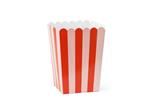 Rood Roze Popcorn Bakjes 15,5cm