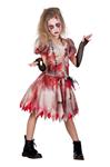 Halloween Jurk Meisje Kort Met Bloed