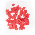 Hartjes Confetti Zak Rood Groot 14gr