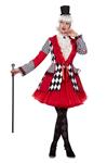 Jas ruiten rood/wit/zwart