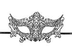 Zwarte Oogmasker Kant