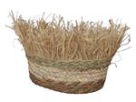 Nestmand ovaal voor nesteffect 28*21*10 cm naturel mooie ondergrond