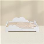 Peuterbed  Wolk - wit 80x160 cm Wit 80x160cm