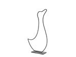 Actie Metalen frame Gans DUTCH op voet +/- 40cm zwart standaard eenmalig artikel