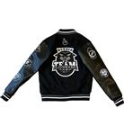 Varsity Panther Jacket Zwart Wit
